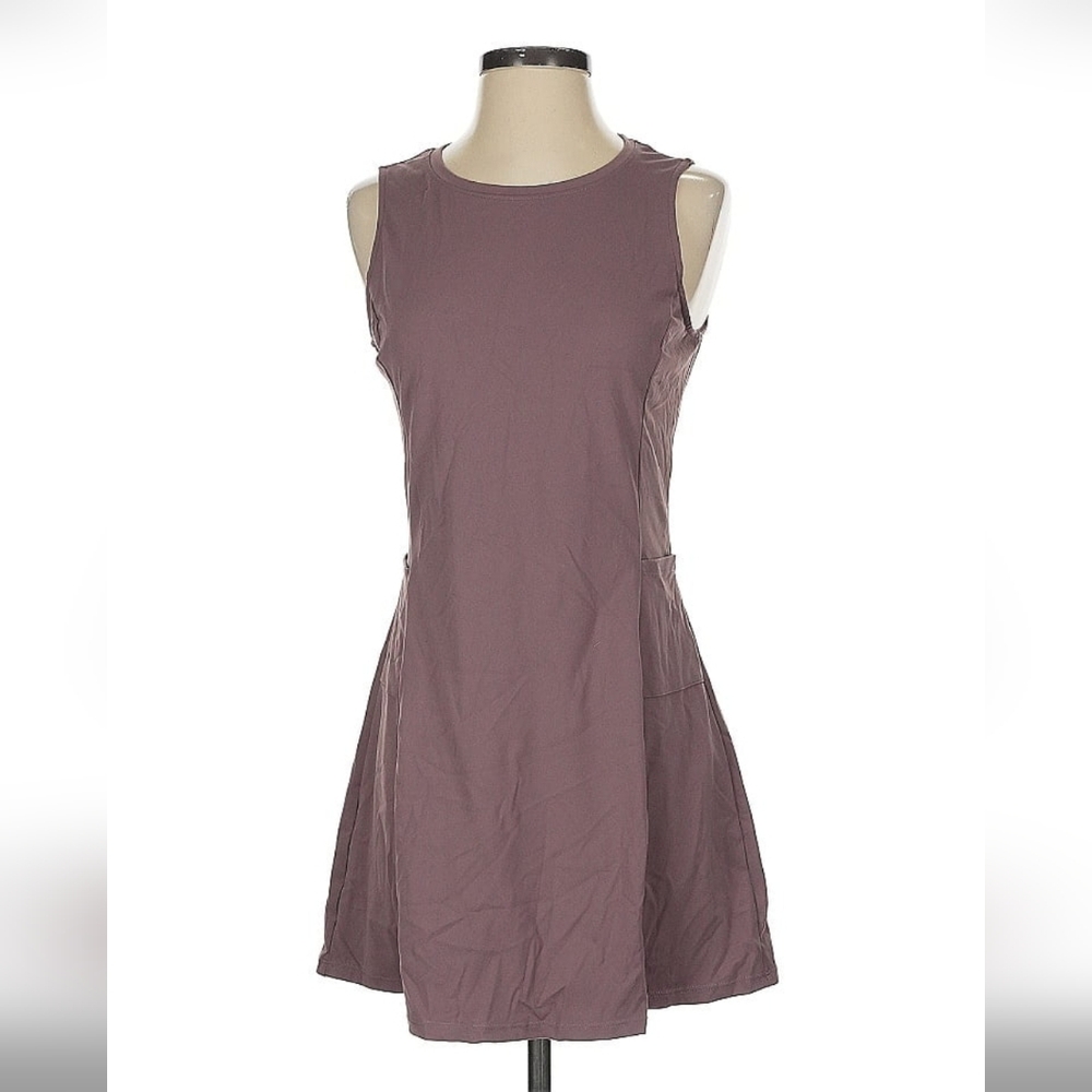 Elegant Mauve Sleeveless Dress